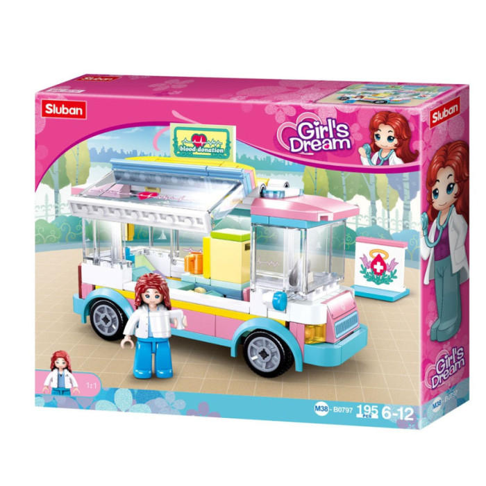 GIRLS DREAM CARRO APOIO MÉDICO 195 PCS
