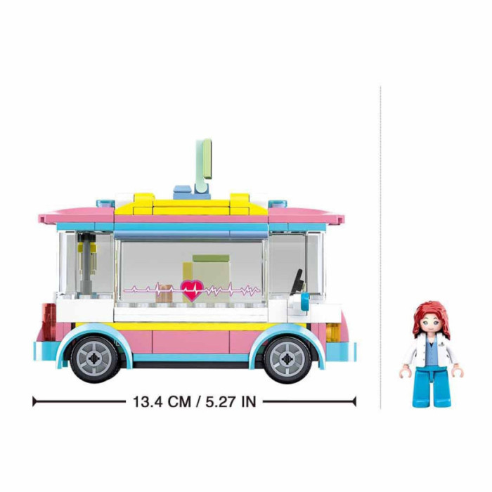 GIRLS DREAM CARRO APOIO MÉDICO 195 PCS