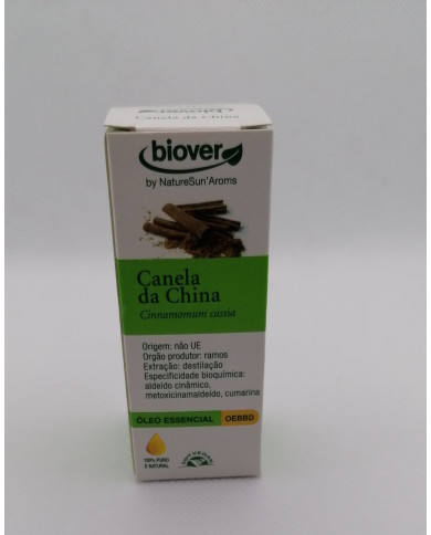 ÓLEO ESSENCIAL DE CANELA DA CHINA 10ML - BIOVER