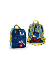 MOCHILA ESCOLINHA SONIC 27 CM AZUL