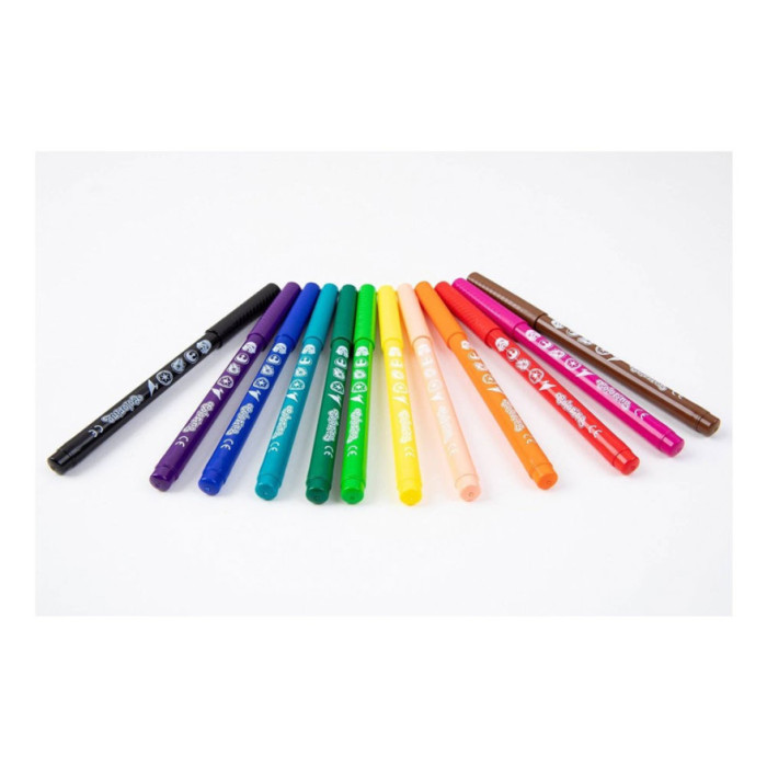 CAJA DE 12 MARCADORES CÓNICO PARA COLOREAR DE STAR WARS