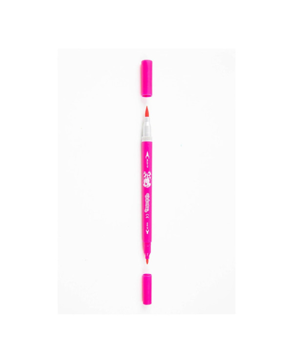 CAIXA 10 MARCADORES DUPLOS COLORINO MINNIE