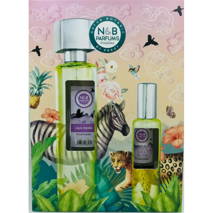COFFRET NATAL N&B PERFUME MULHER LILY E VANILLA  R30 Nº479 150ML+ 50 ML