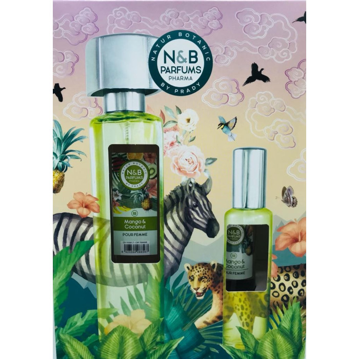 COFFRET NATAL N&B PERFUME MULHER MANGO E COCONUT Nº63 R8 150ML + 50ML