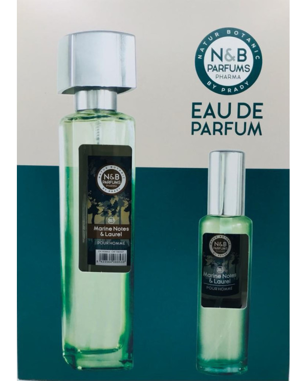 COFFRET NATAL N&B PERFUME HOMEM MARINE NOTES E LAUREL Nº185 R57 150ML + 50ML