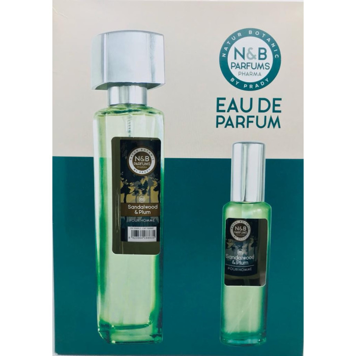 COFFRET NATAL N&B PERFUME HOMEM SANDALWOOD E PLUM R55 150ML + 50ML