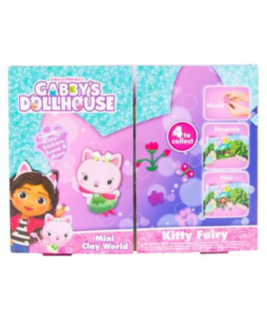 GABBY SET MINI MUNDO ARGILA KITTY FAIRY +5ANOS
