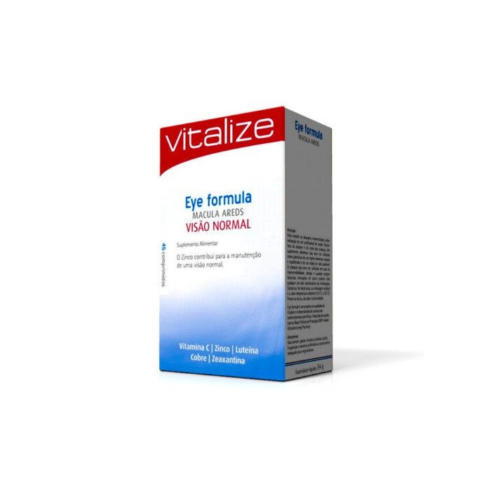 VITALIZE EYE FÓRMULA VISÃO NORMAL 45 COMPRIMIDOS