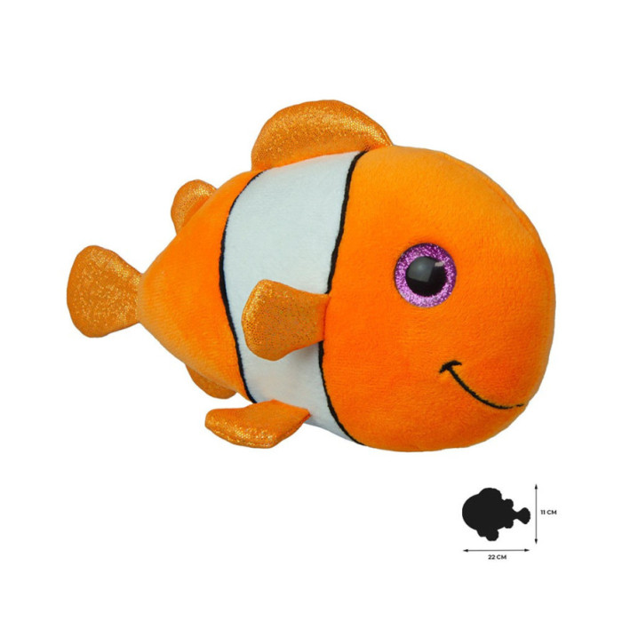 WILD PLANET PELUCHE ORBYS PEIXE PALHAÇO WPK8316