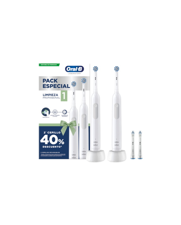 ORAL-B LIMPEZA PROFISSIONAL 1 DUO ESCOVA DENTE ELÉTRICA