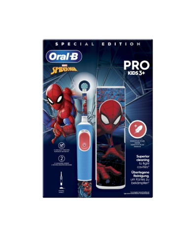ORAL-B ESCOVA DE DENTES ELÉTRICA PRO KIDS SPIDER-MAN + ESTOJO