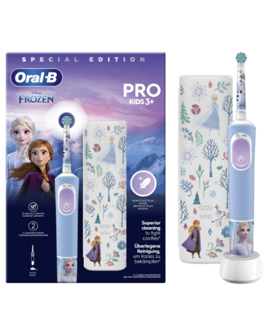ORAL-B ESCOVA DE DENTES ELÉTRICA PRO KIDS FROZEN + ESTOJO