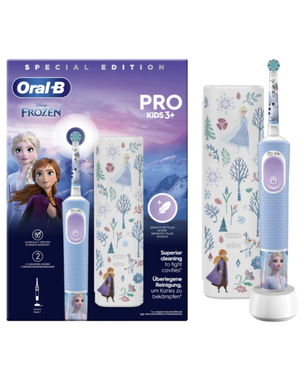 ORAL-B ESCOVA DE DENTES ELÉTRICA PRO KIDS FROZEN + ESTOJO