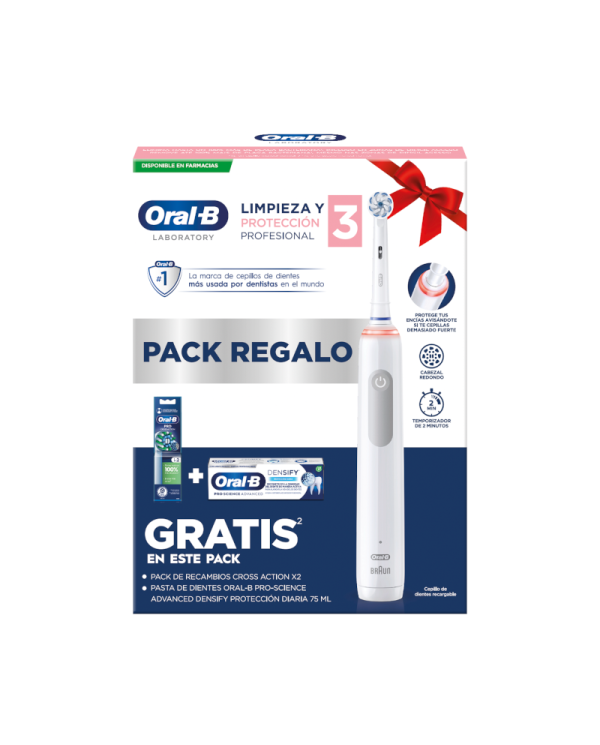 ORAL-B ESCOVA DE DENTES ELÉTRICA PACK LABORATORY PRO 3