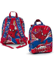 MOCHILA ESCOLINHA SPIDER-MAN 27 CM AZUL