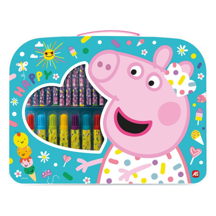 PEPPA PIG MALA DE COLORIR 3+