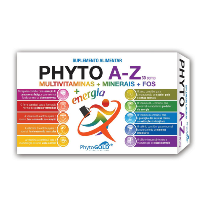 PHYTO A - Z MULTIVITAMINAS + MINERAIS + FOS 30COMP
