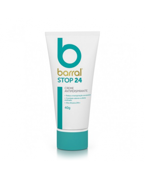 BARRAL STOP 24 CREME ANTITRANSPIRANTE 40G
