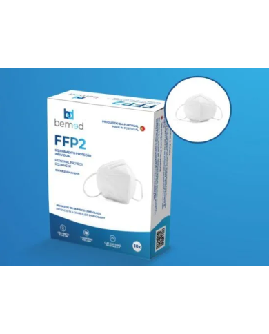 BEMED MÁSCARA PROTEÇÃO FFP2 10 UNIDADES