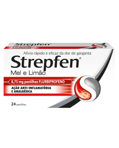 STREPFEN MEL E LIMÃO 24 PASTILHAS
