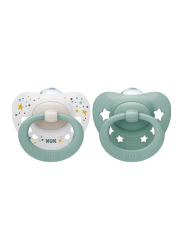 NUK SIGNATURE CHUPETE SILICONA VERDE 0-6M 2 UNID