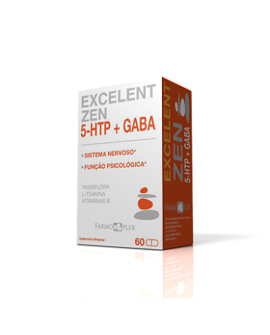 EXCELLENT ZEN 5-HTP + GABA 60 CÁPSULAS
