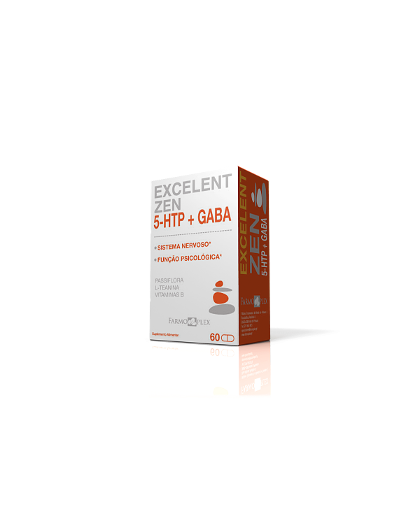 EXCELENT ZEN 5-HTP + GABA 60 CÁPSULAS