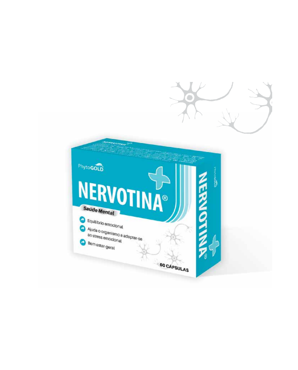 NERVOTINA® SAÚDE MENTAL 60 CAPSULAS PHYTOGOLD
