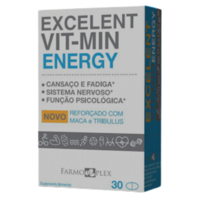 EXCELENT VIT-MIN ENERGY – 30 COMPRIMIDOS – FARMOPLEX