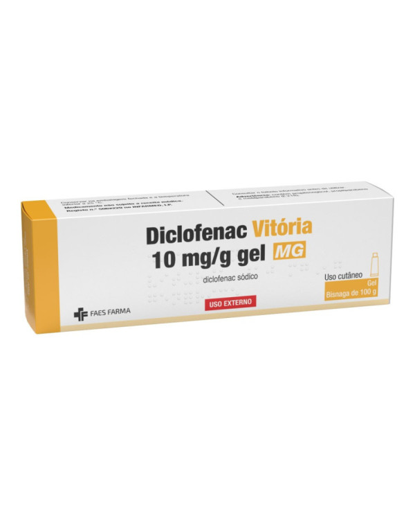 DICLOFENAC VITÓRIA 10MG/G 100G GEL MG