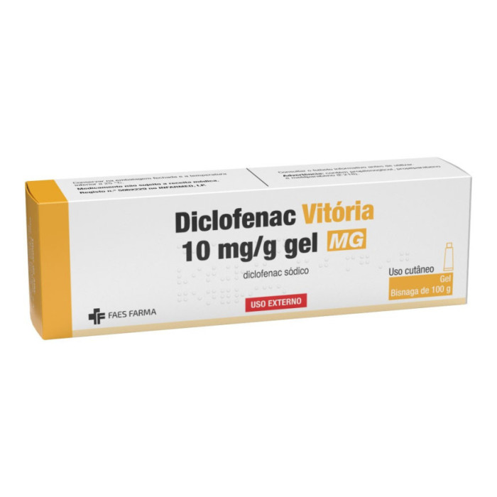 DICLOFENAC VITÓRIA 10MG/G 100G GEL MG