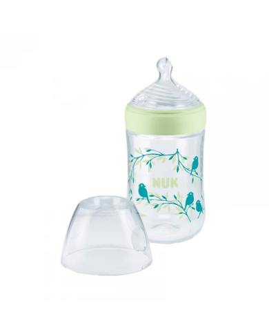 NUK NATURE SENSE BIBERÓN SILICONA VERDE 150ml