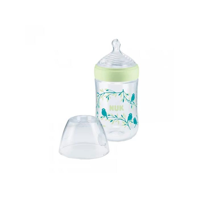 NUK NATURE SENSE BIBERÓN SILICONA VERDE 150ml