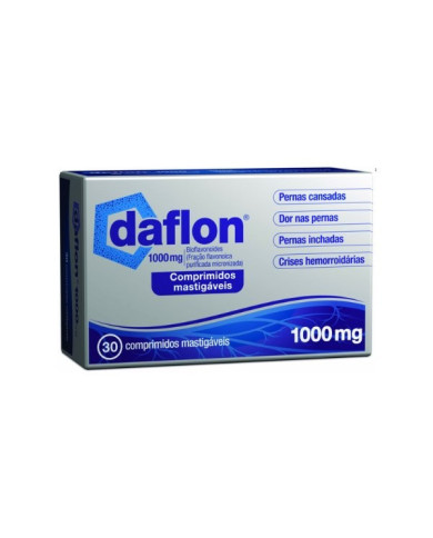 DAFLON 1000MG - 30 COMPRIMIDOS MASTICABLES