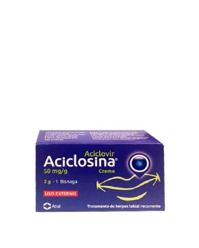 ACICLOSINA ACICLOVIR 50MG/G