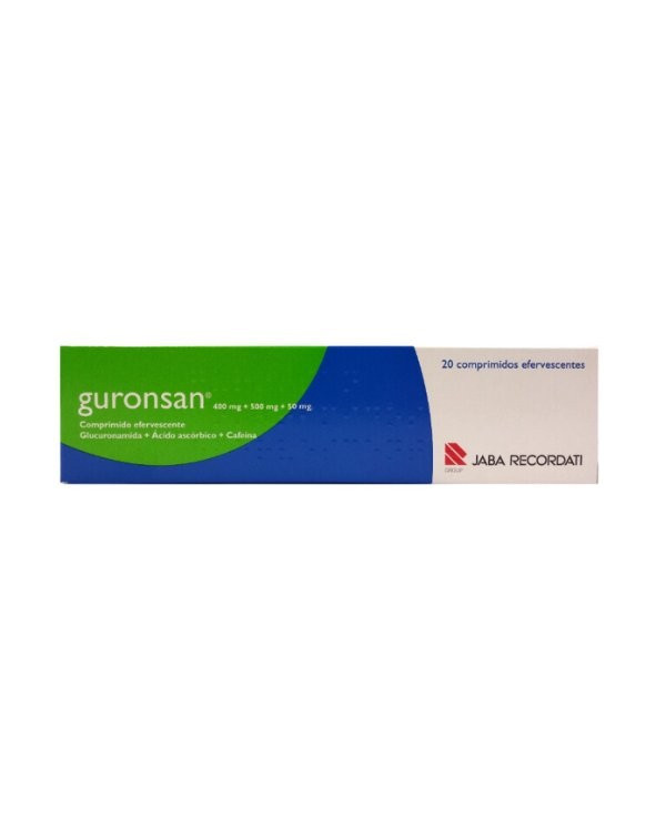 GUROSAN 400/500/50 MG 20 COMPRIMIDOS EFERVESCENTES