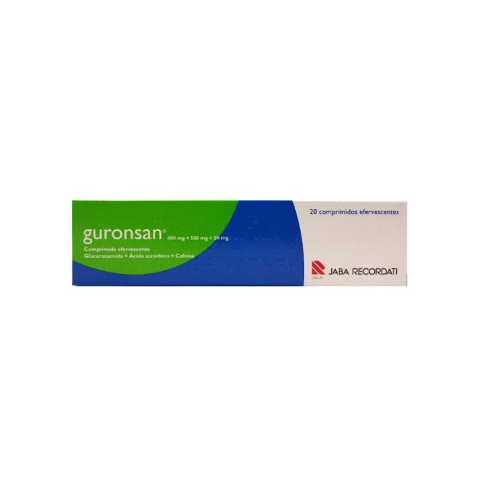 GUROSAN 400/500/50 MG 20 COMPRIMIDOS EFERVESCENTES
