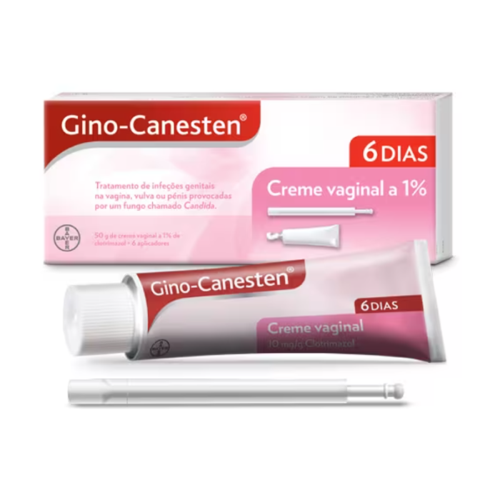 GINO-CANESTEN 10MG/G CREME VAGINAL 50MG
