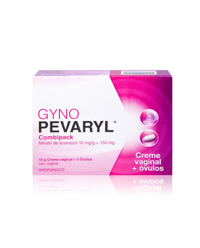GYNO-PEVARYL COMBIPACK 10MG/G CREME VAGINAL + 150 MG ÓVULOS