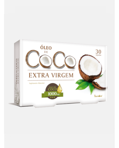 ÓLEO DE COCO EXTRA VIRGEM 1000MG 30 CÁPSULAS - FHARMONAT