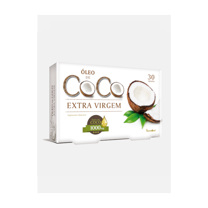 ÓLEO DE COCO EXTRA VIRGEM 1000MG 30 CÁPSULAS - FHARMONAT