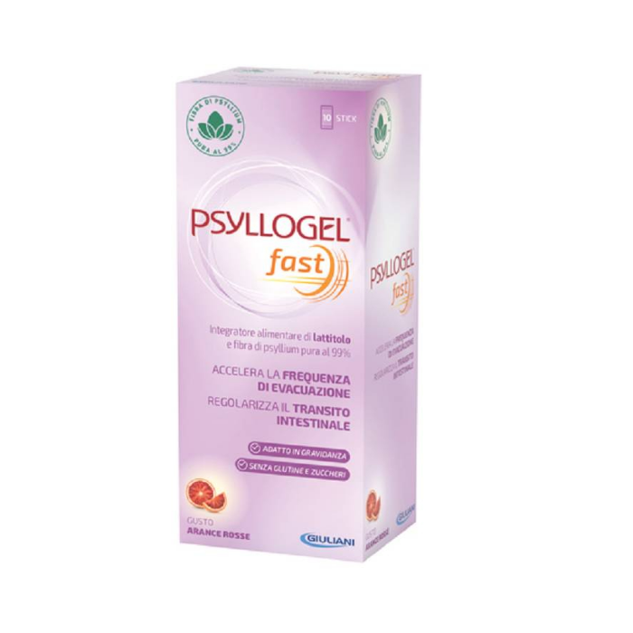 PSYLLOGEL FAST NARANJA SANGRE 10 BARRAS