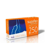 SUPOFEN 250 MG 12 SUPOSITÓRIOS