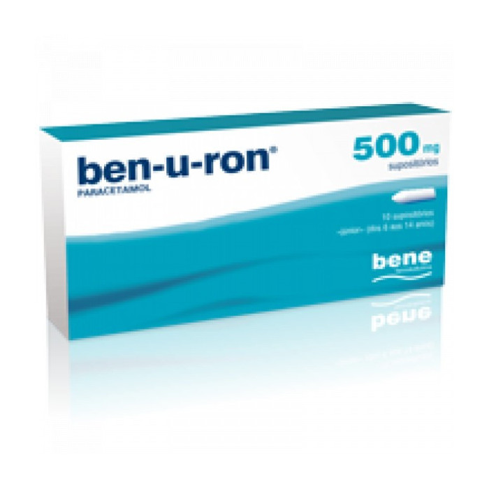 BEN-U-RON 500 MG 10 SUPOSITÓRIOS