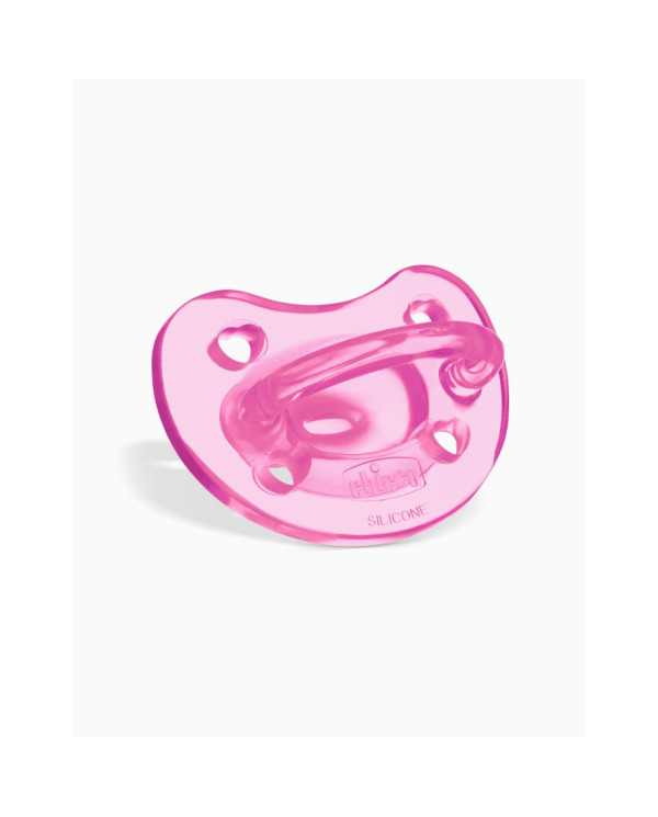 CHICCO CHUPETE PHYSIO SOFT SILICONA ROSA 6-16 M