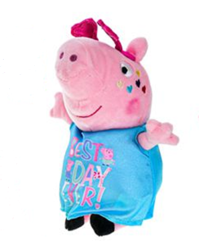 PLAY BY PLAY PELUCHE PEPPA PIG AZUL 20 CM