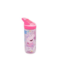 PEPPA PIG GARRAFA COM PALHINHA TRITAN 620 ML