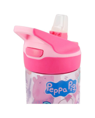 PEPPA PIG GARRAFA COM PALHINHA TRITAN 620 ML