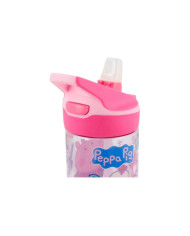PEPPA PIG GARRAFA COM PALHINHA TRITAN 620 ML