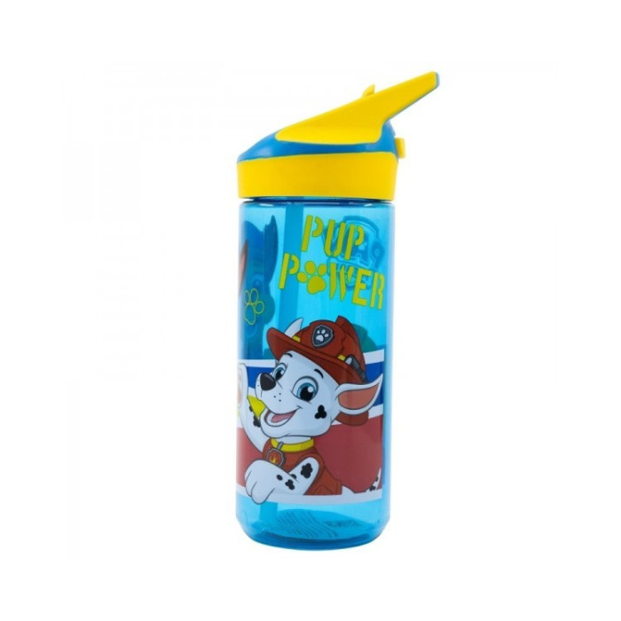 PATRULA PATA GARRAFA COM PALHINHA TRITAN 620 ML